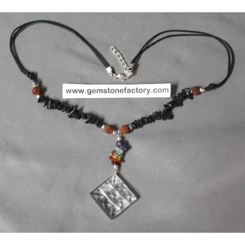 Nine-Pyramid Chakra Necklace 