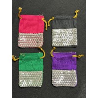 Silver Banded Pouch