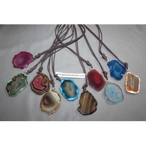 Agate Slab Necklaces