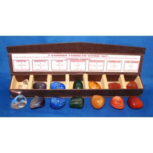 Chakra Tumbled Stone Boxed Set