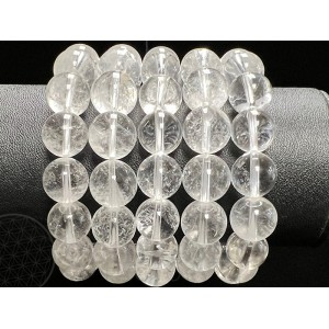 Bead Bracelet Crystal Quartz A 12mm 
