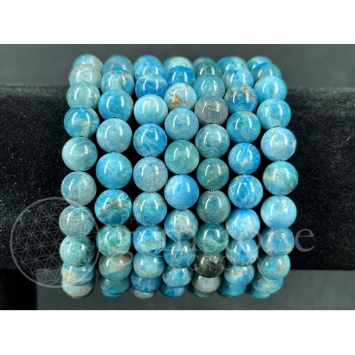 Bead Bracelet 8mm Apatite