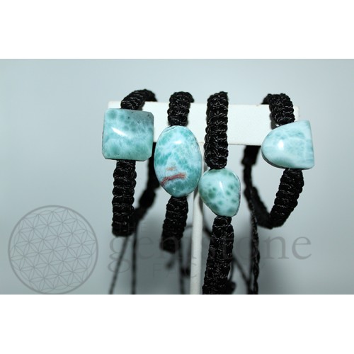 Larimar Braided Bracelet