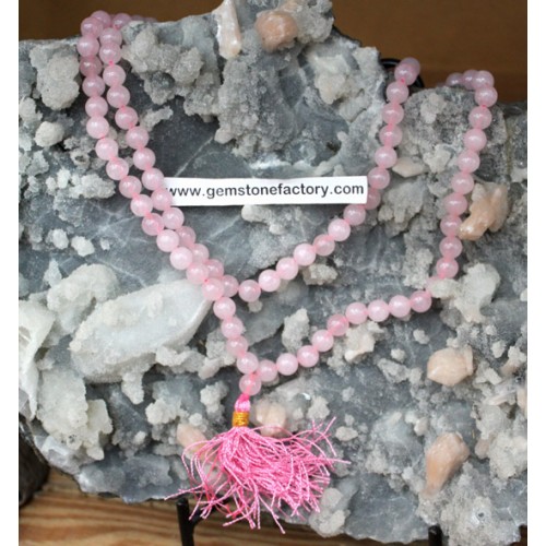 Mala Beads Rose Quartz