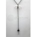 Double Terminated Point Drop Necklace