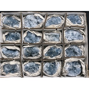 Celestite by the 16 or 24-Piece Flat