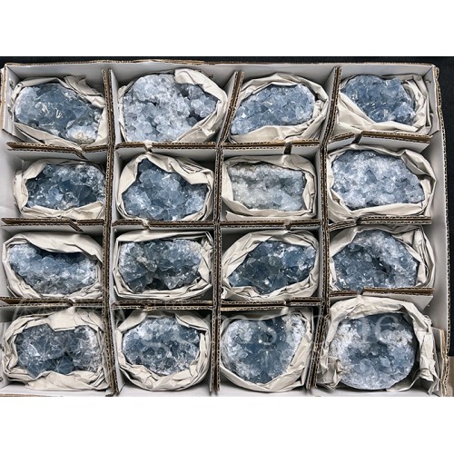 Celestite by the 16 or 24-Piece Flat