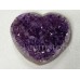 Amethyst Cluster Hearts A