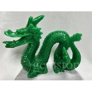 Green Jade Color-Resin Dragon