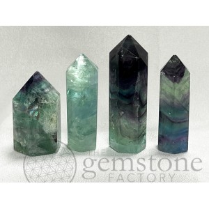 Fluorite Premium Polished Point Set