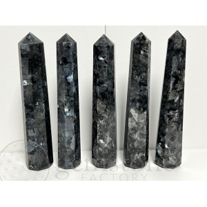 Faceted Points - Larvikite