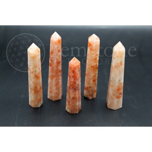 Faceted Points - Sunstone