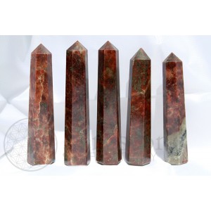 Faceted Points - Garnet with Inclusions