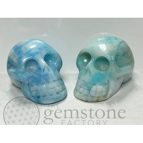 Skulls Blue Aragonite