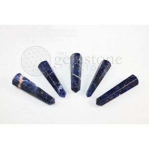 Sodalite Faceted Wands 