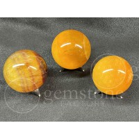 Fluorite Premium Gold Spheres
