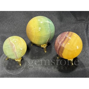 Fluorite Premium Mango Spheres Fluorite Premium Mango Spheres