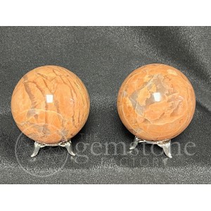 Peach Moonstone (India) Spheres