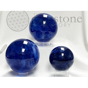 Smelt Quartz Spheres - Blueberry
