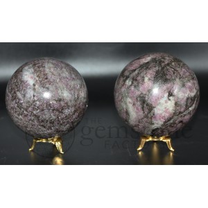 Pink Garnet Spheres - Large