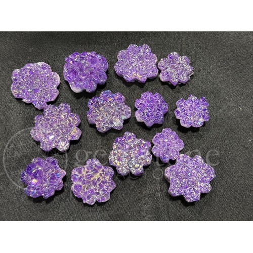 Amethyst Aura Flowers 6pc Set