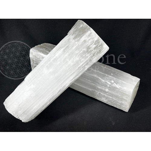 Selenite Logs White/by the 100/200 pound
