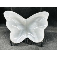 Selenite Bowl Butterfly 10cm (4")