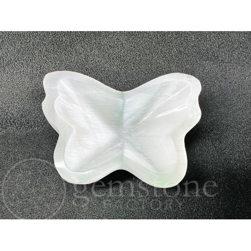 Selenite Bowl Butterfly 6cm (3")