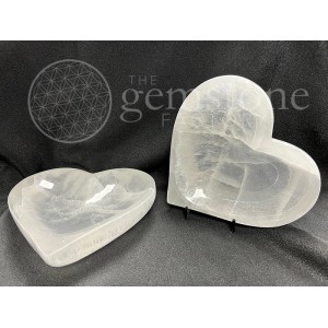 Selenite Bowl Heart 15cm (6")