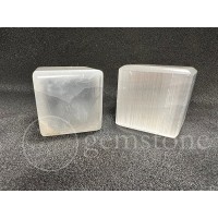 Selenite Premium Grade Cube 4cm (TV Rock)