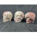 Strawberry Calcite  Skull Set #70