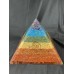 Chakra XL Orgonite Pyramid #22