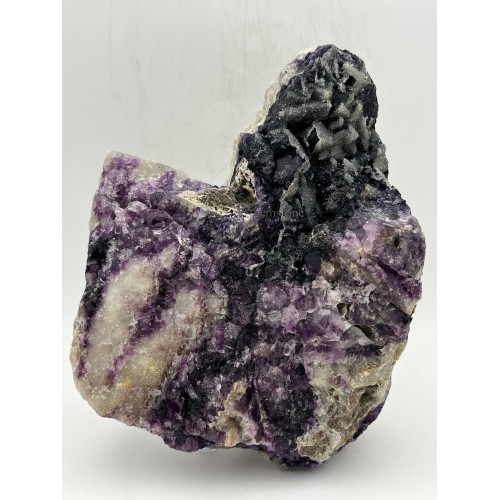 Purple Fluorite Natural Formation #65