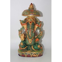 Green Aventurine Ganesh #17