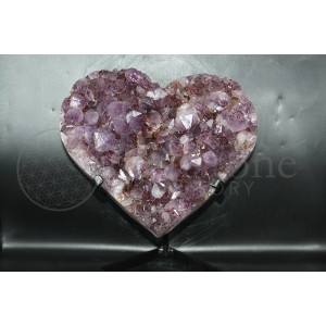 Amethyst Heart on Stand #61