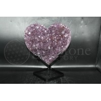 Amethyst Heart on Stand #62