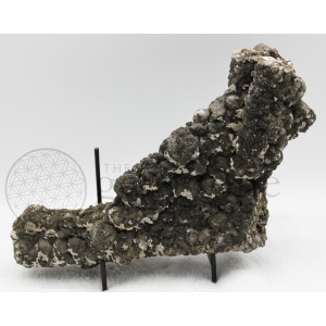 Mica with Black Tourmaline and Quartz Formation #57