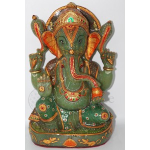 Green Aventurine Ganesh #17