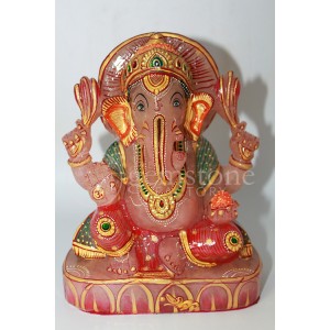 Rose Quartz Ganesh #7