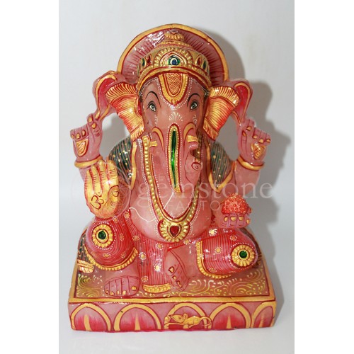 Rose Quartz Ganesh #8