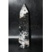 Black Tourmaline with Quartz Point #90