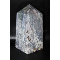 Moss Agate Obelisk #77