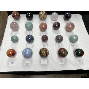 Gemstone Spheres - Lot 1