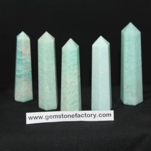 Faceted Points - Amazonite