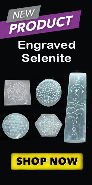 Engraved Selenite