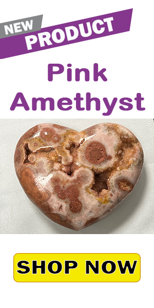 Pink Amethyst Hearts