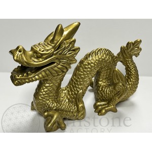 Gold Colored-Resin Dragon