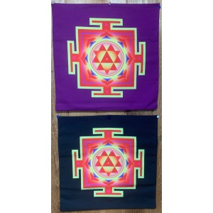 Decorative Throw Cover-Sri Yantra